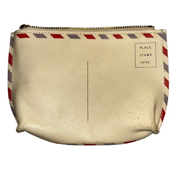 paj gamble mcm Postacrd print zipper pouch makeup bag - Picture 3 of 5